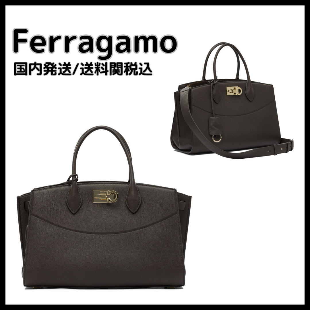 送料関税込/Ferragamo/ハンドバッグ