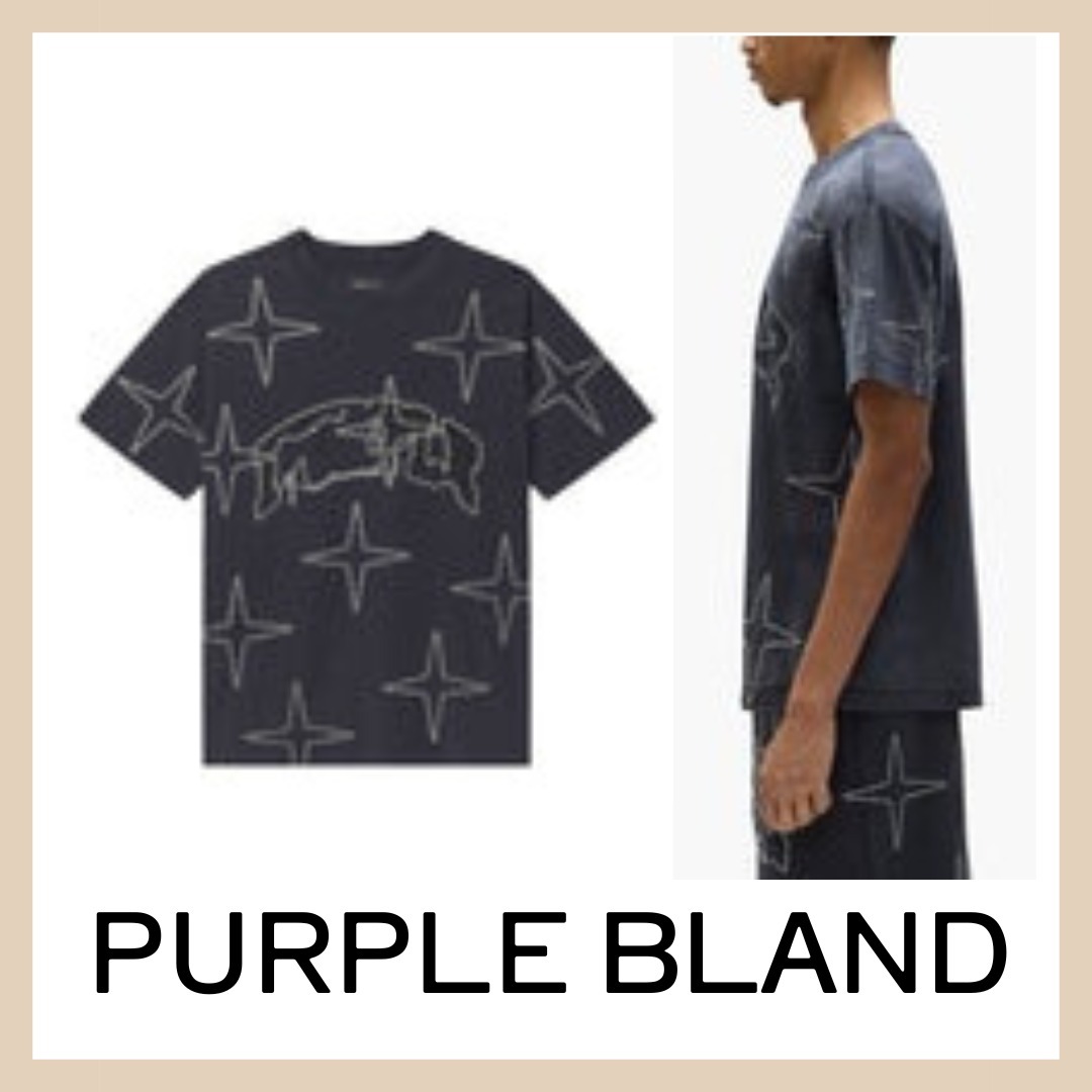 【PURPLE BLAND】クリスタルスターTシャツ 半袖