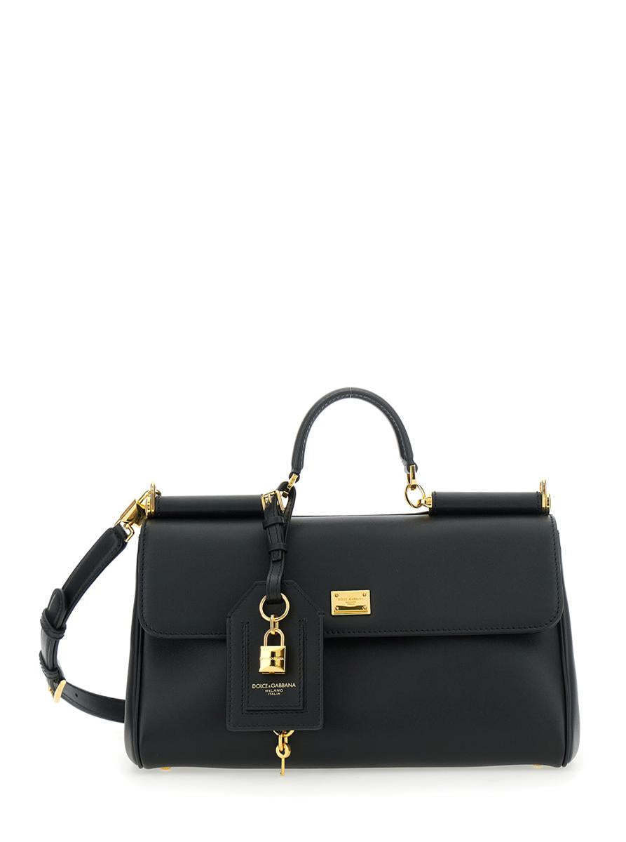 【関税＆送料込み】Dolce & Gabbana Black Handbag With Padlo