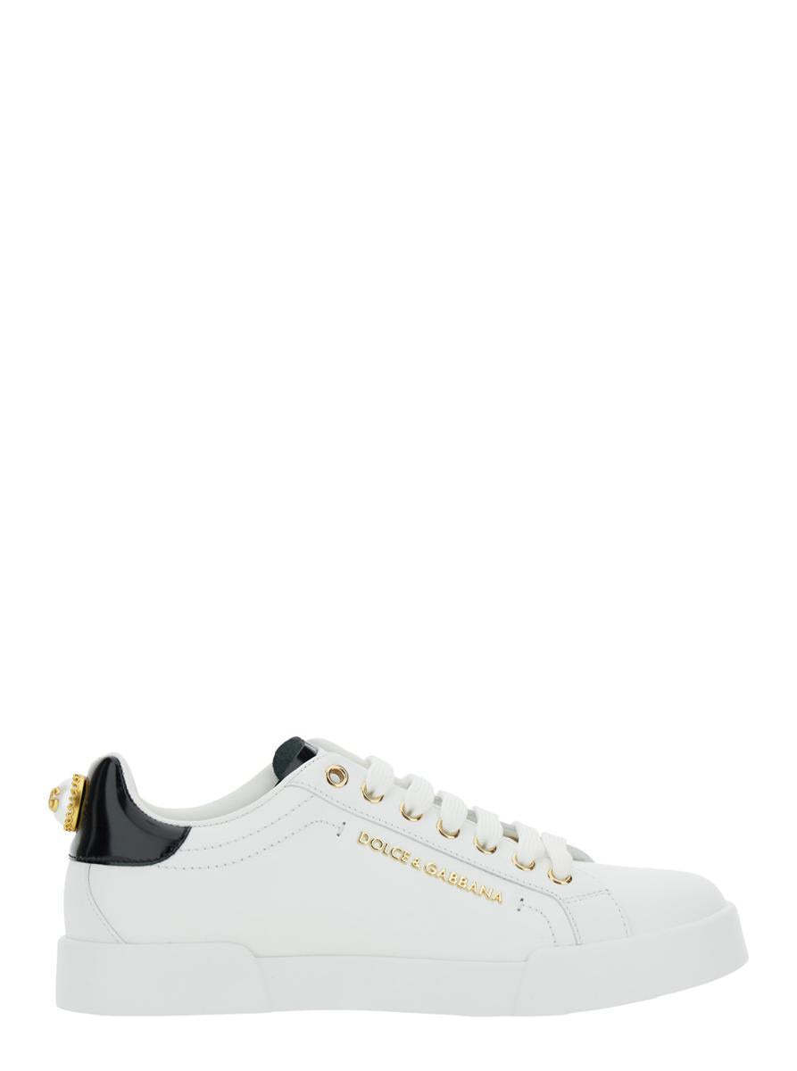 【関税＆送料込み】Dolce & Gabbana White Low Top Sneakers W