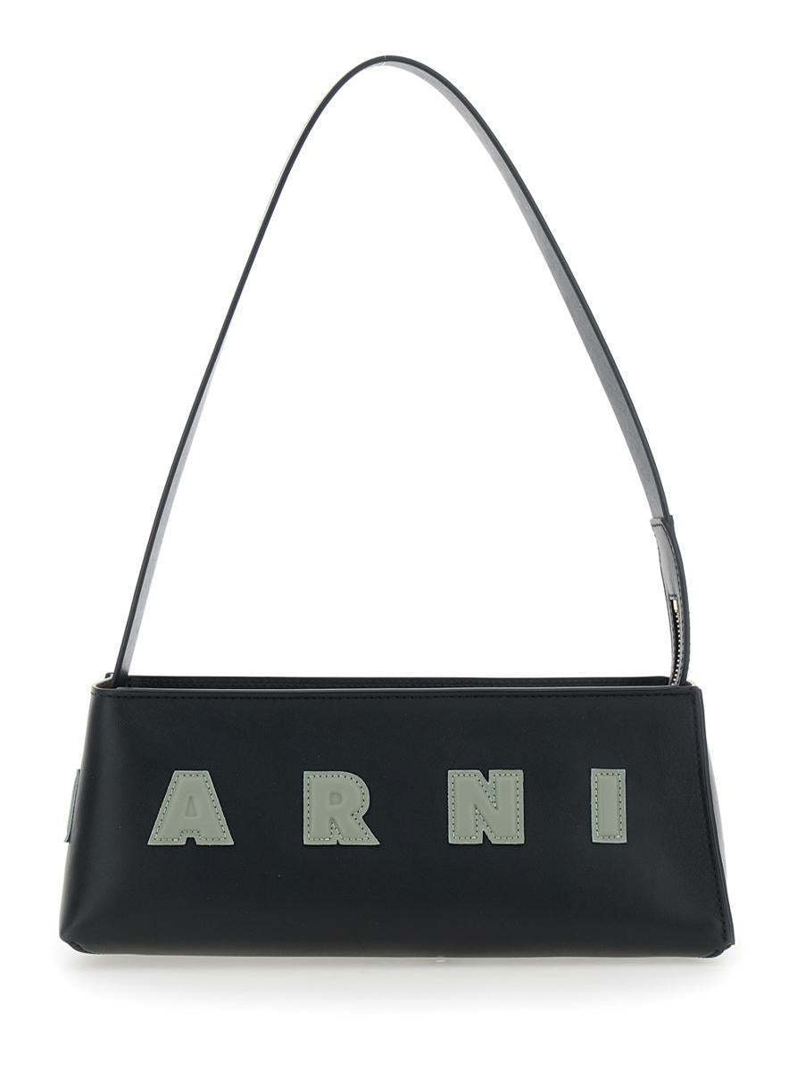 【関税＆送料込み】Marni 'Museo' Black Shoulder Bag With Th