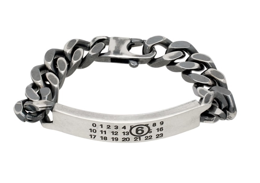 【MM6】Maison Margiela シルバー Classic チェーンブレスレット