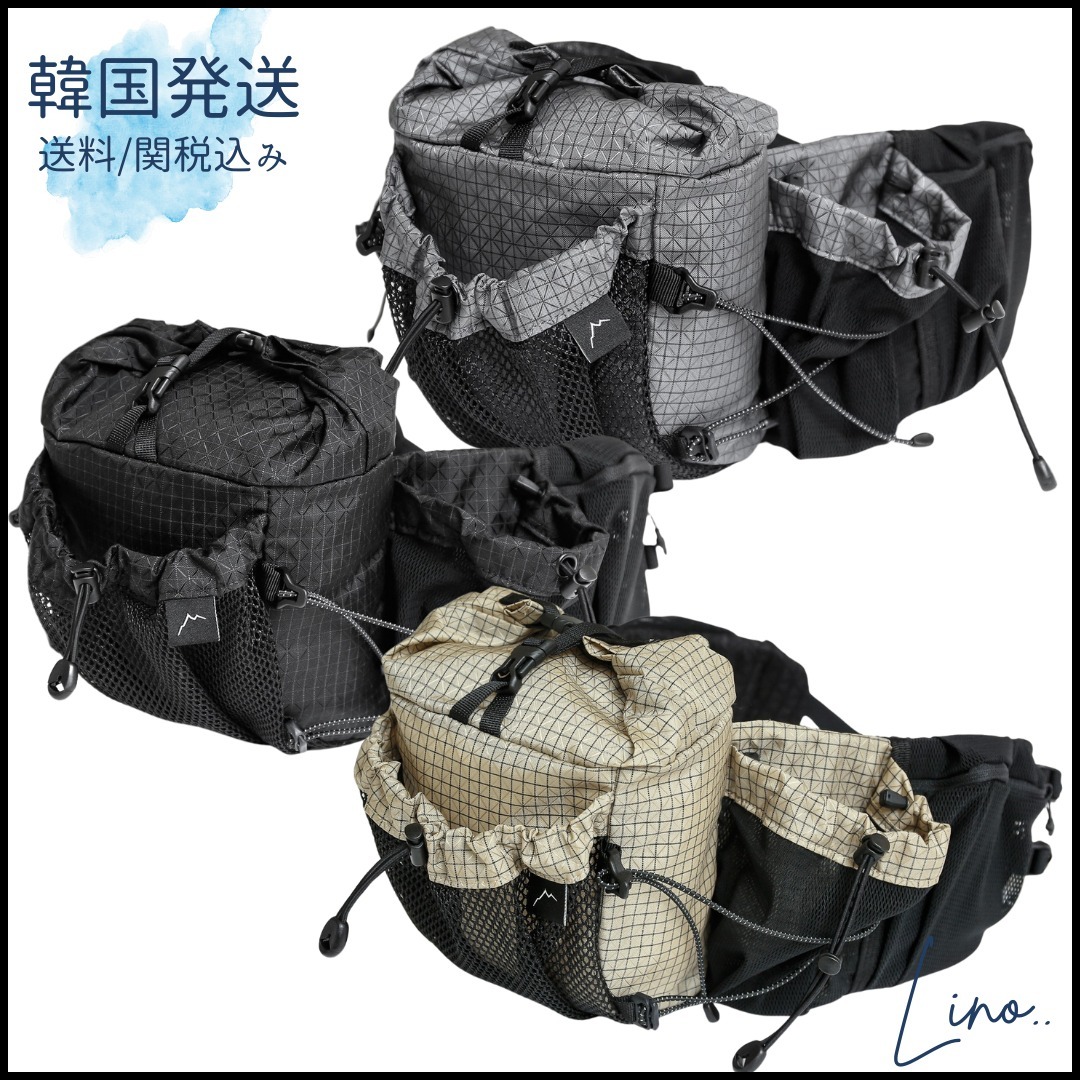 【CAYL】送料/関税込み fanny pack (b-grid) 3color
