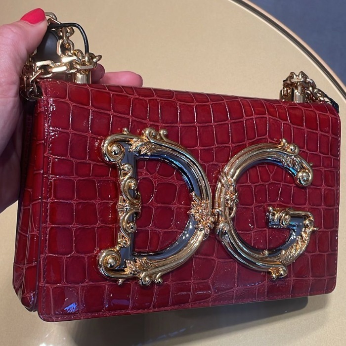 希少 DOLCE&GABBANA ドルガバ DG ロゴ ミニ ショルダーバッグ