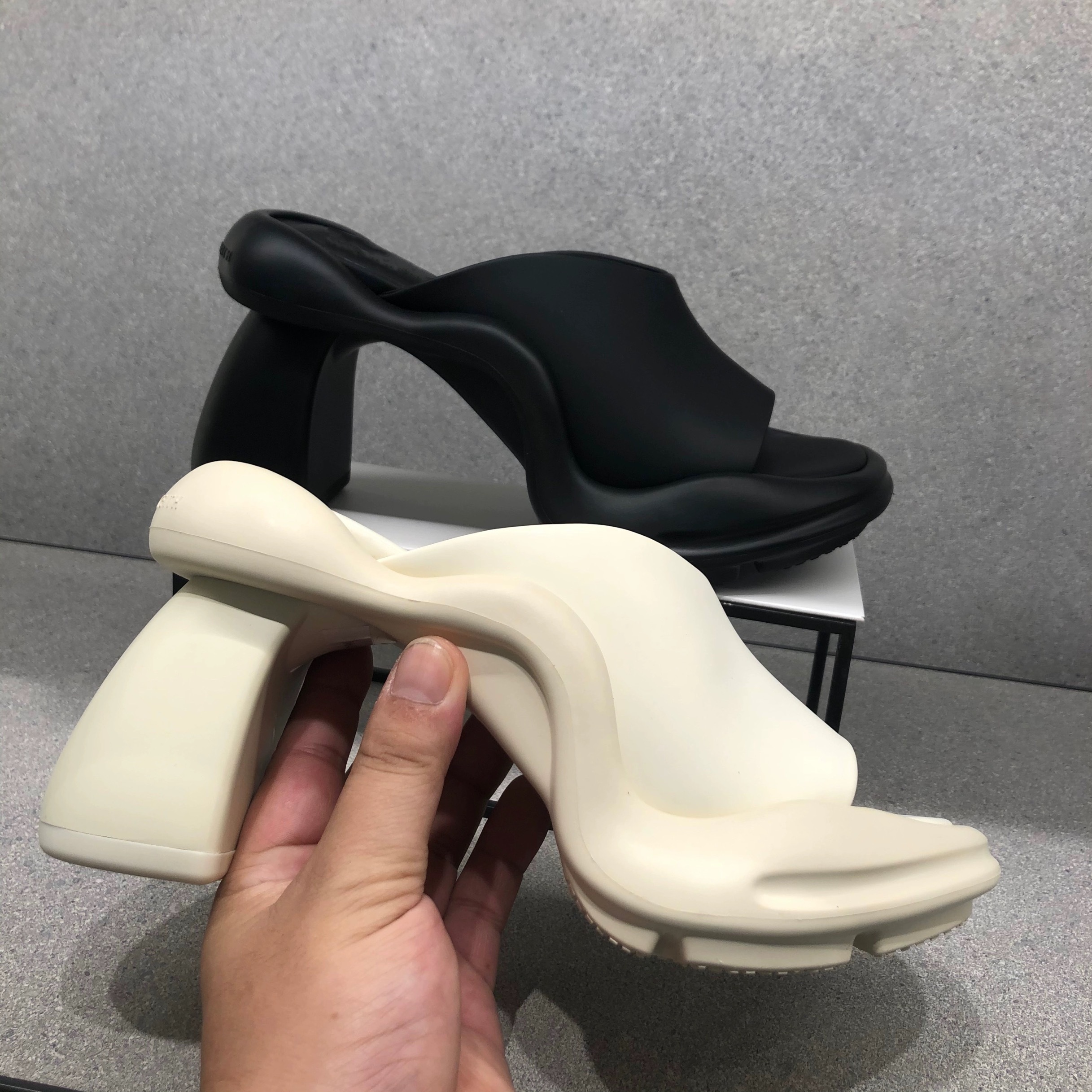 厚底ハイヒールサンダル ミュール 34-40サイズ 2色選択可