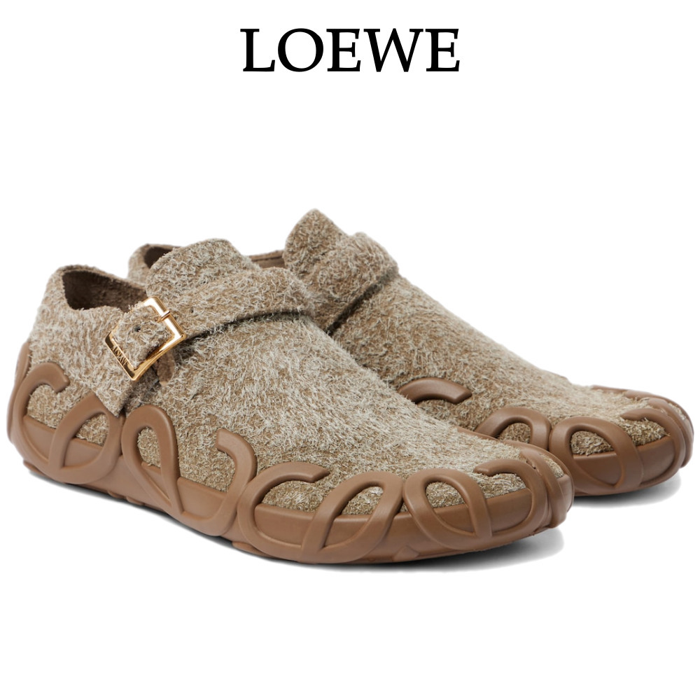 【Loewe】ブラッシュスエードローファー
