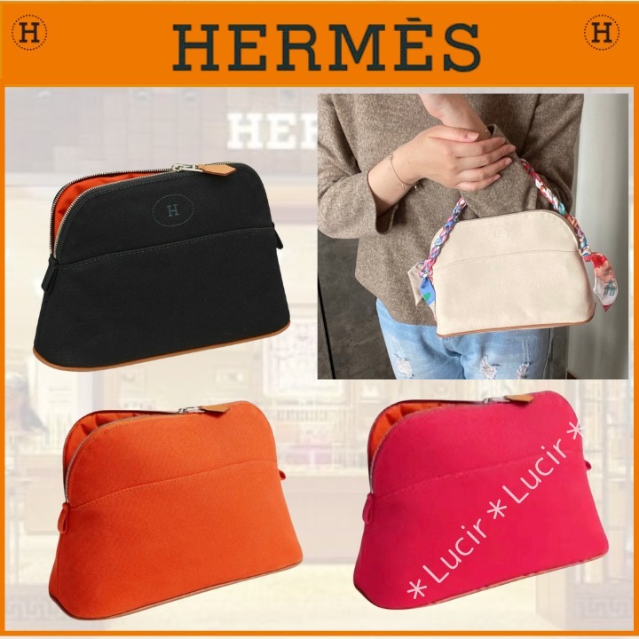 洗練さと共に☆HERMES エルメス ボリードポーチ MM