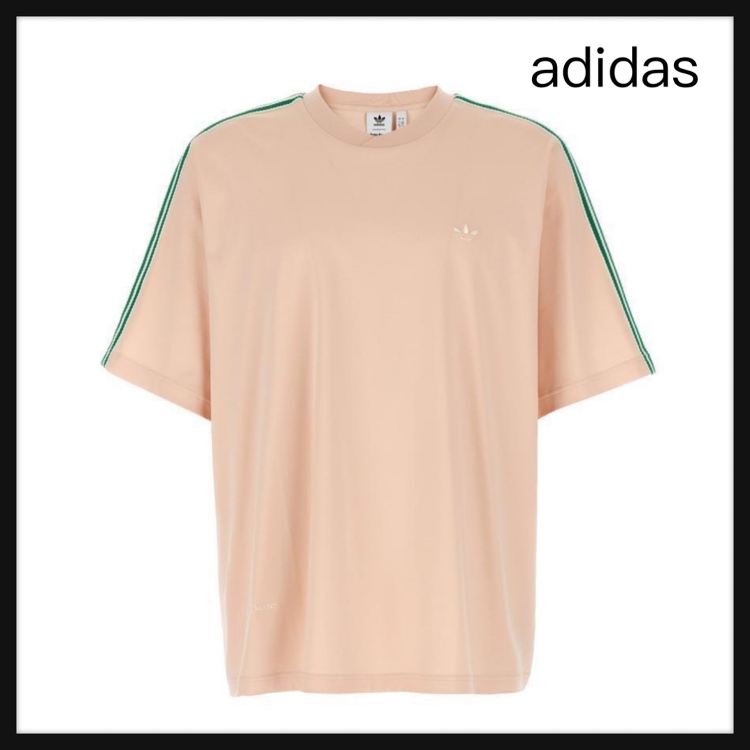 【adidas】WALES BONNER Tシャツ コットン ロゴ WONDER QUARTZ