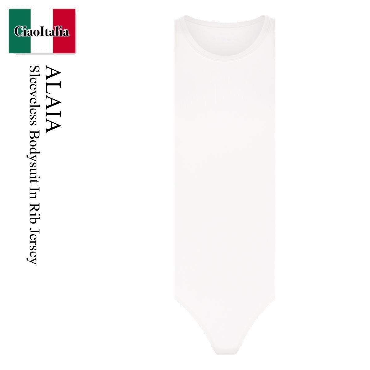 インナー・ルームウェアその他 Alaia Sleeveless Bodysuit In Rib Jersey
