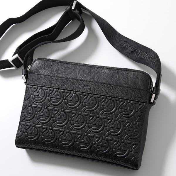 FERRAGAMO ショルダーバッグ 24 1643 レザー ガンチーニ