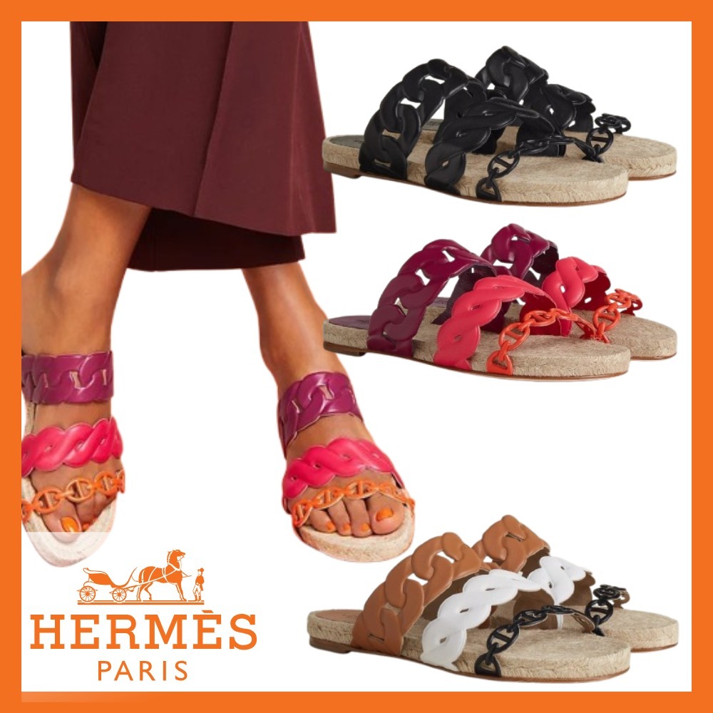 爽やかで夏に大活躍★【HERMES】エスパドリーユ 《グウェン》