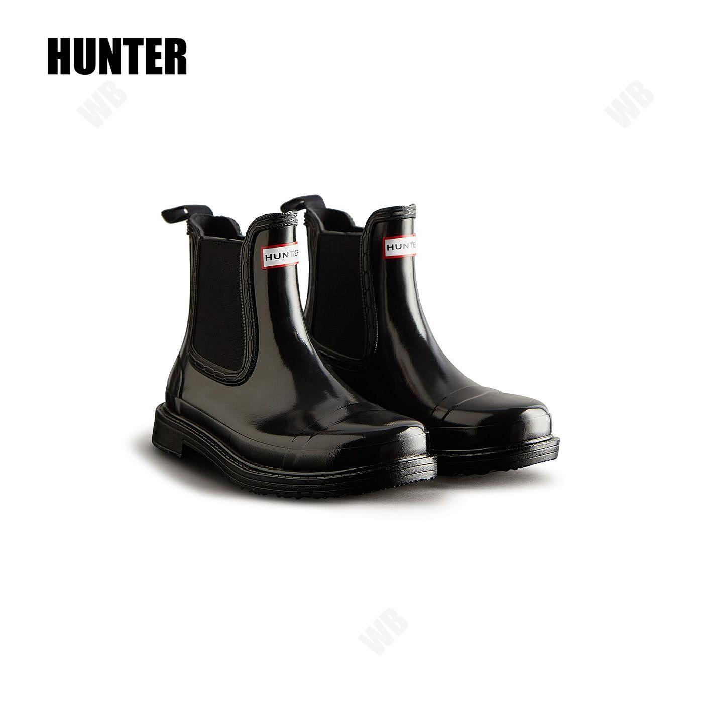 [HUNTER] [WOMEN] Komando Chelsea Gloss Rain Boots ☆送料込☆