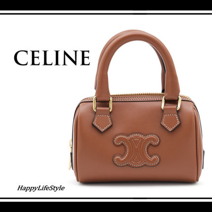 セリーヌ／CELINE \"ミディアム ボストンバッグ”トリオンフ ミディアム ボストン / トリオンフキャンバス＆カーフスキン