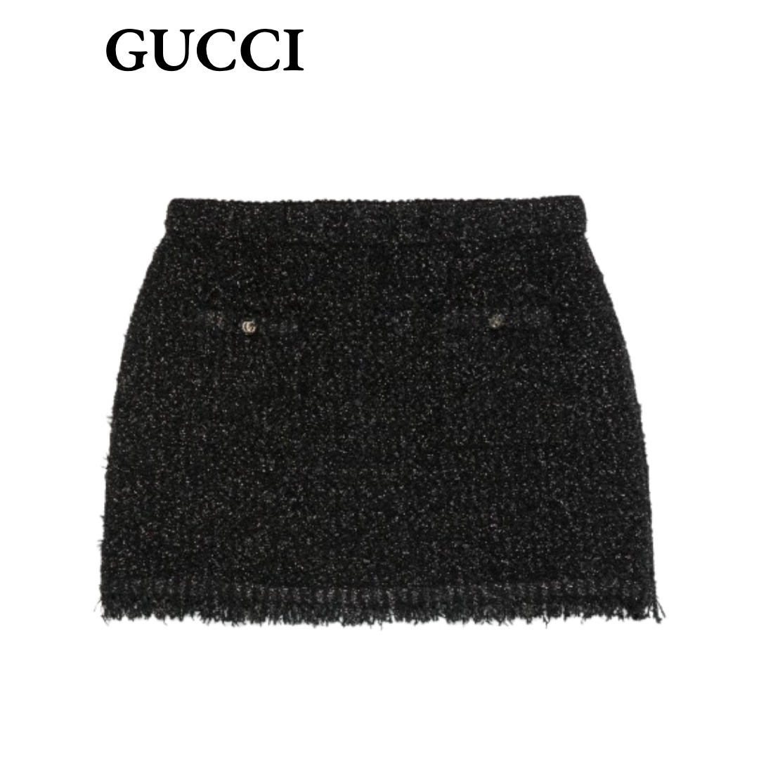 【VIP価格】GUCCI ラメ ミニスカート
