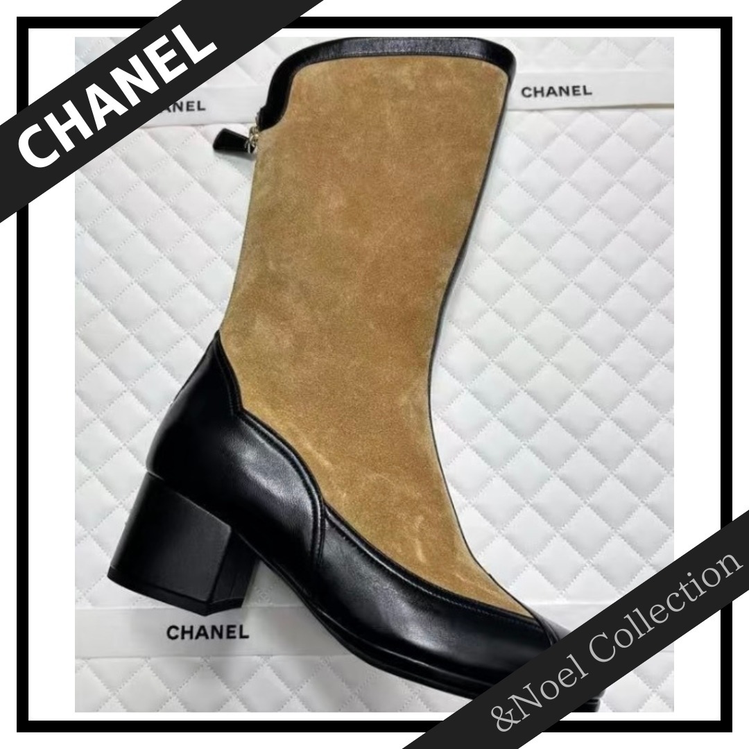 【秋冬注目！キャメルスエード♢】CHANEL *ミドルブーツ