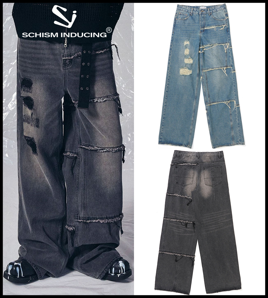 SCHISM INDUCING ■ TWELVE GOLD JEANS