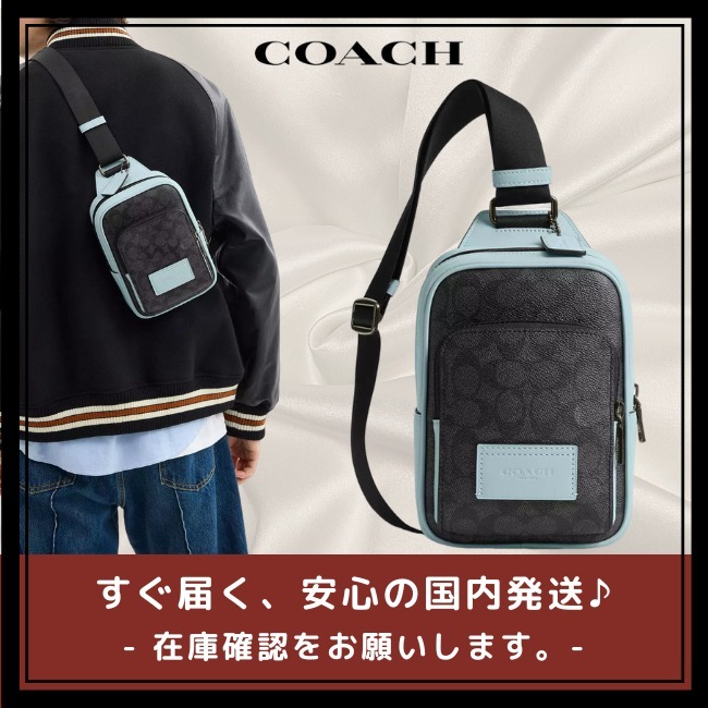【COACH】レーサー スリング パック・ シグネチャー