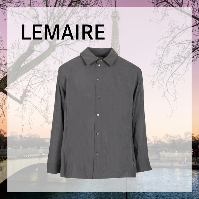 シャツ Lemaire Twisted silk shirt