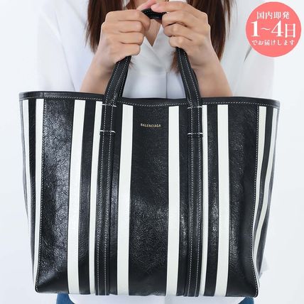正規品☆美品 BALENCIAGA 赤白のストライプ ショルダーバッグ