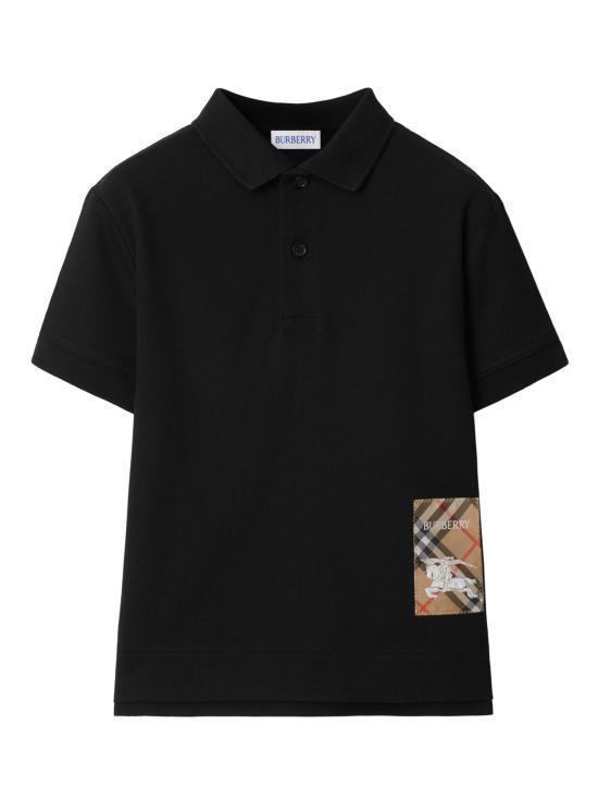 キッズ用トップス JUNIOR BURBERRY Polo Shirts 8105079 X Black