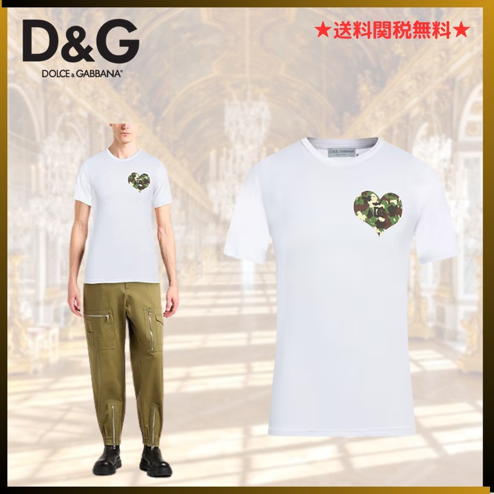 【DOLCE&GABBANA】Tシャツ男性白★送料関税無料★
