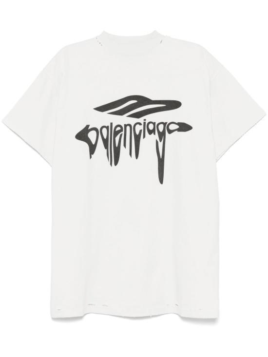 Tシャツ・カットソー BALENCIAGA Men T Shirts 787349TRVS89081 WHITE