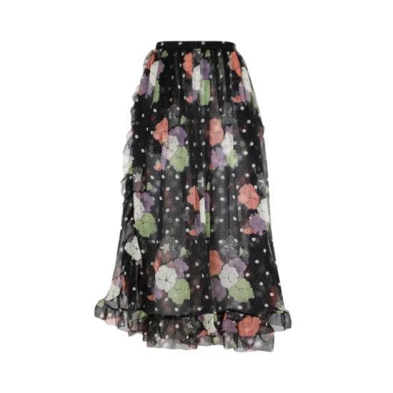 スカート ETRO Women Mid Skirts 116175240 001 BLACK