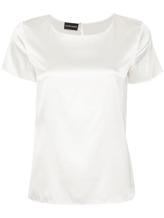 Tシャツ・カットソー EMPORIO ARMANI Women Tops 8N2K152NXXZ0101 WHITE