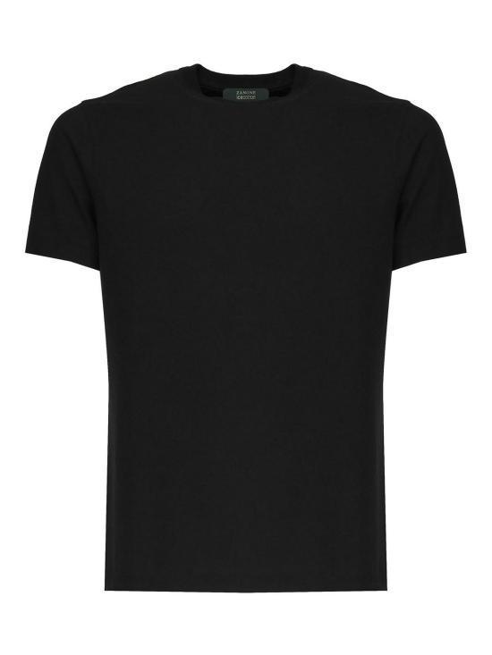 Tシャツ・カットソー ZANONE Men T Shirts 815194ZG380Z0015 Black