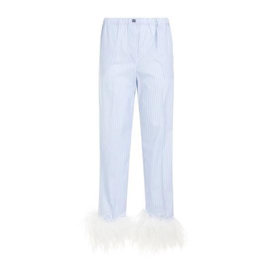 デニム・ジーパン MIU MIU Women Straight Pants MP1721SOOO14A7 F0X24 BLUE