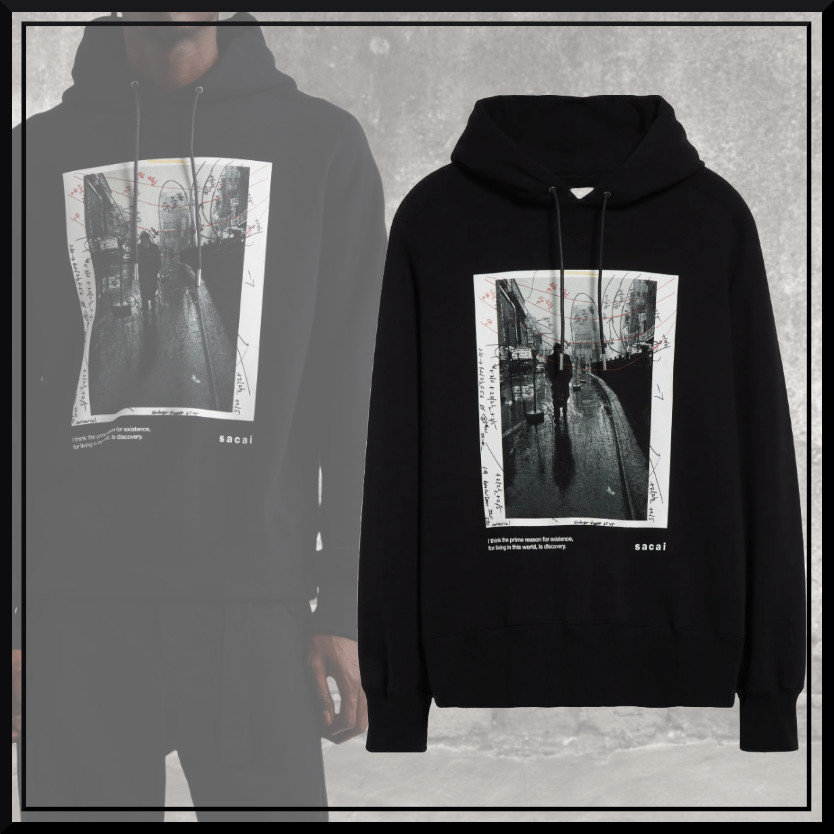 sacai■サカイ■ James Dean■フリース■グラフィックフーディー