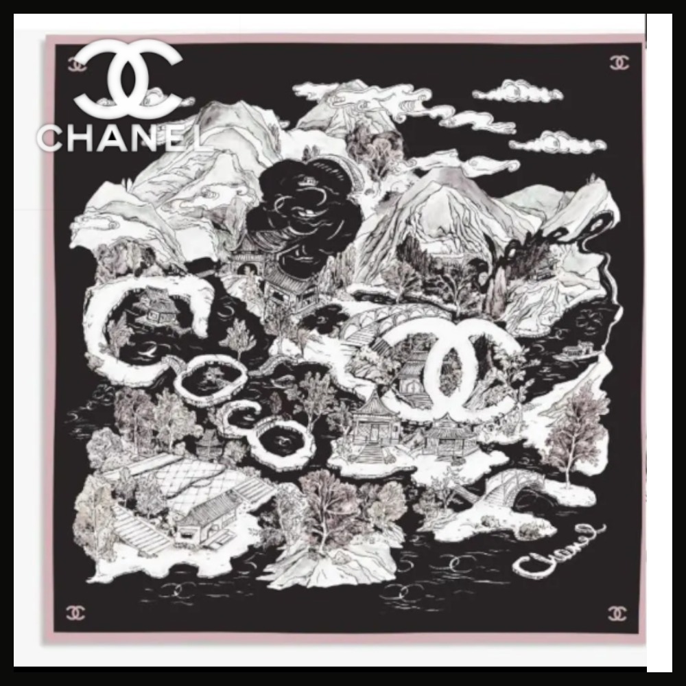 【アクセサリーとして◎】CHANEL スカーフ