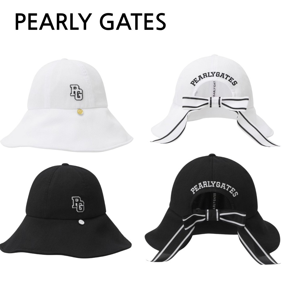 ★PEARLY GATES★Smile Charm Logo Patch Bucket Hat