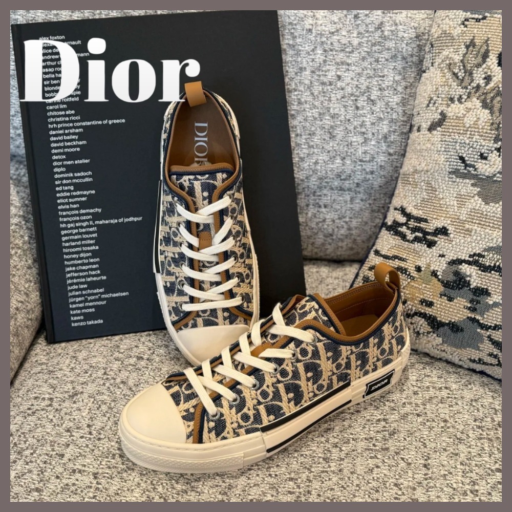 【カジュアルでお洒落♪】Dior B23 リーグ ロートップスニーカー