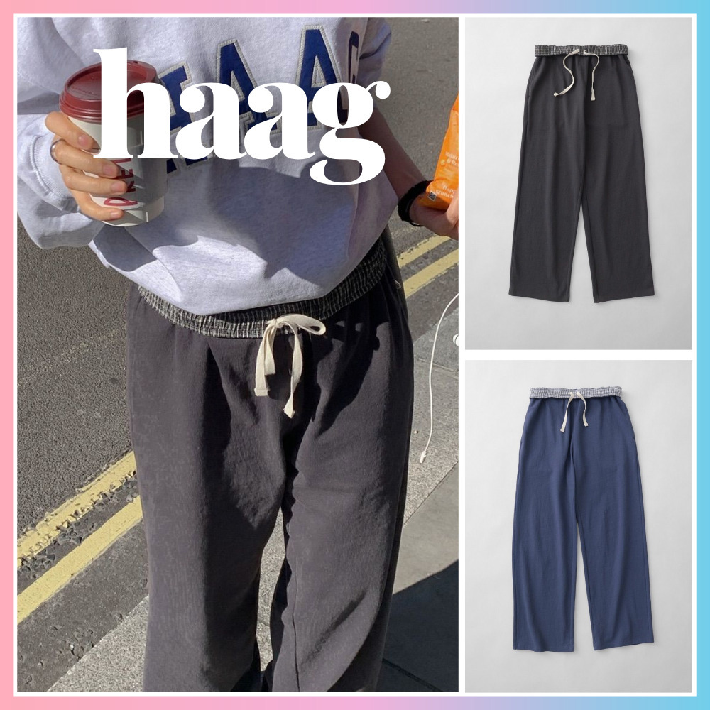 ★早期完売★haag★ mix single pants ★韓国大人気★関税込★
