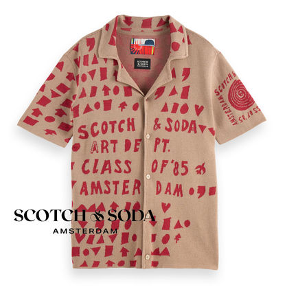 “Scotch & Soda” コットンニットクロシェシャツ Multi ニット Scotch & Soda(スコッチアンドソーダ) シャツ(メンズ