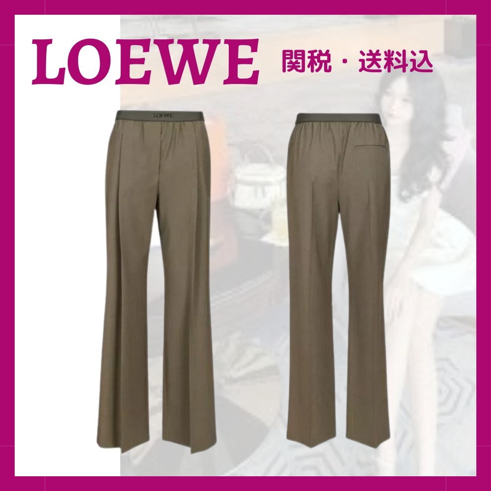 新作☆【LOEWE】テーラードウールパンツ