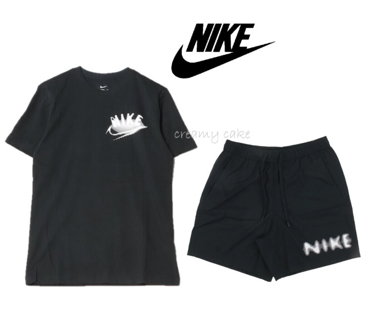 上下セット【NIKE】ロゴデザインTシャツ＆ハーフパンツ