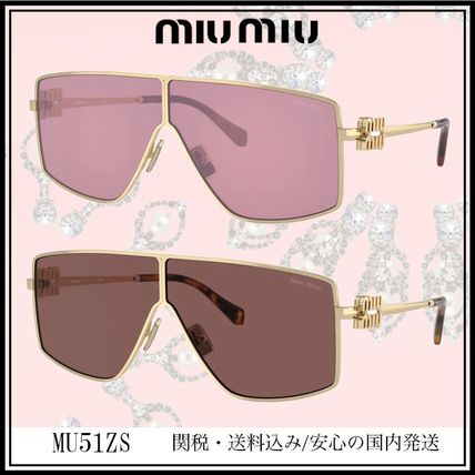 オーバーサイズ MiuMiu(ミュウミュウ) サングラス(レディース