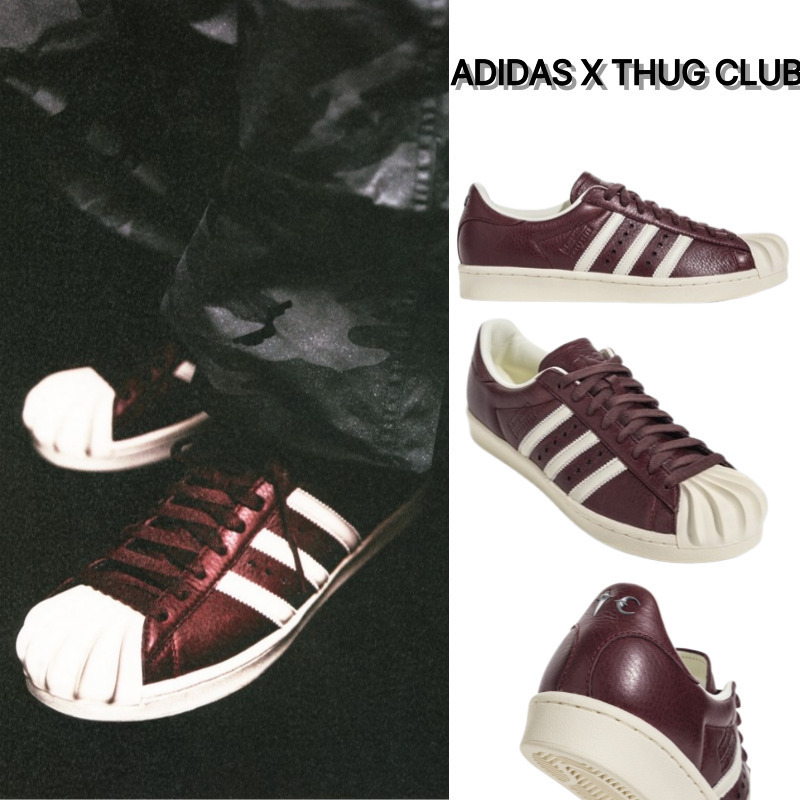 [ADIDAS X THUG CLUB] 男女兼用 コラボ SUPERSTAR VINTAGE