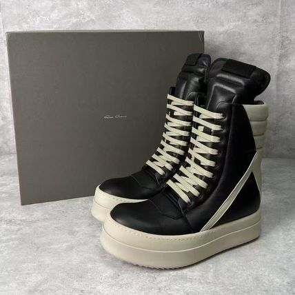 関税込★VIP価格【RICK OWENS】ジオバスケットスニーカー RICK OWENS ジオバスケット ハイカット スニーカー ピンク