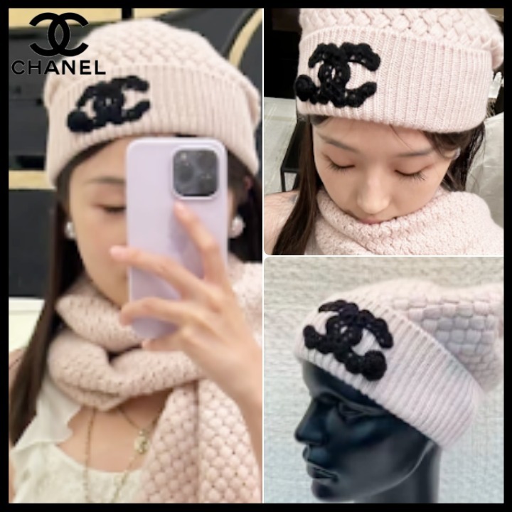 【完売必至！ロゴキュート25A】CHANEL ニットキャップ
