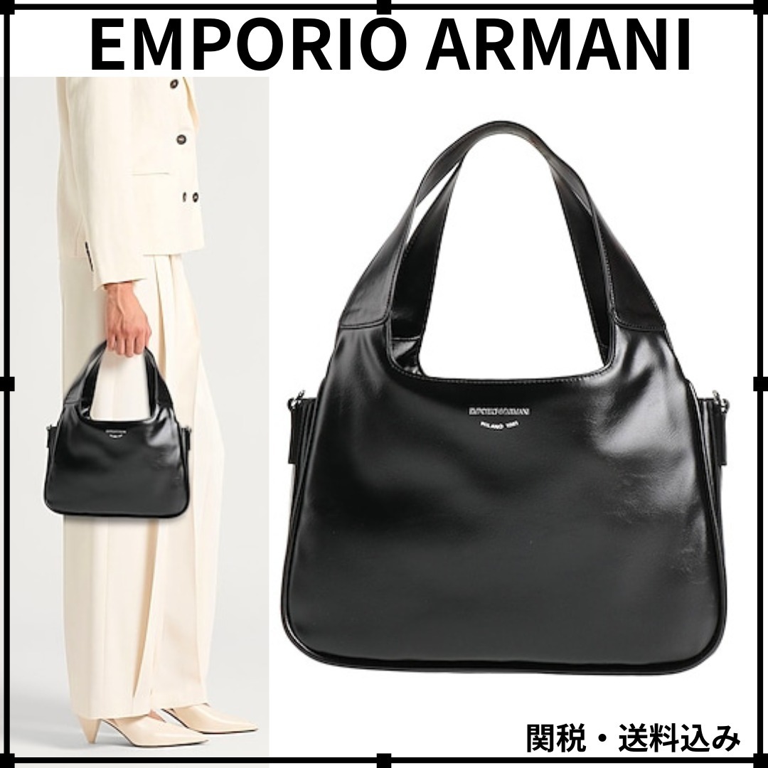 ★EMPORIO ARMANI★アルマーニ ミディアム トートバッグ 2way 黒