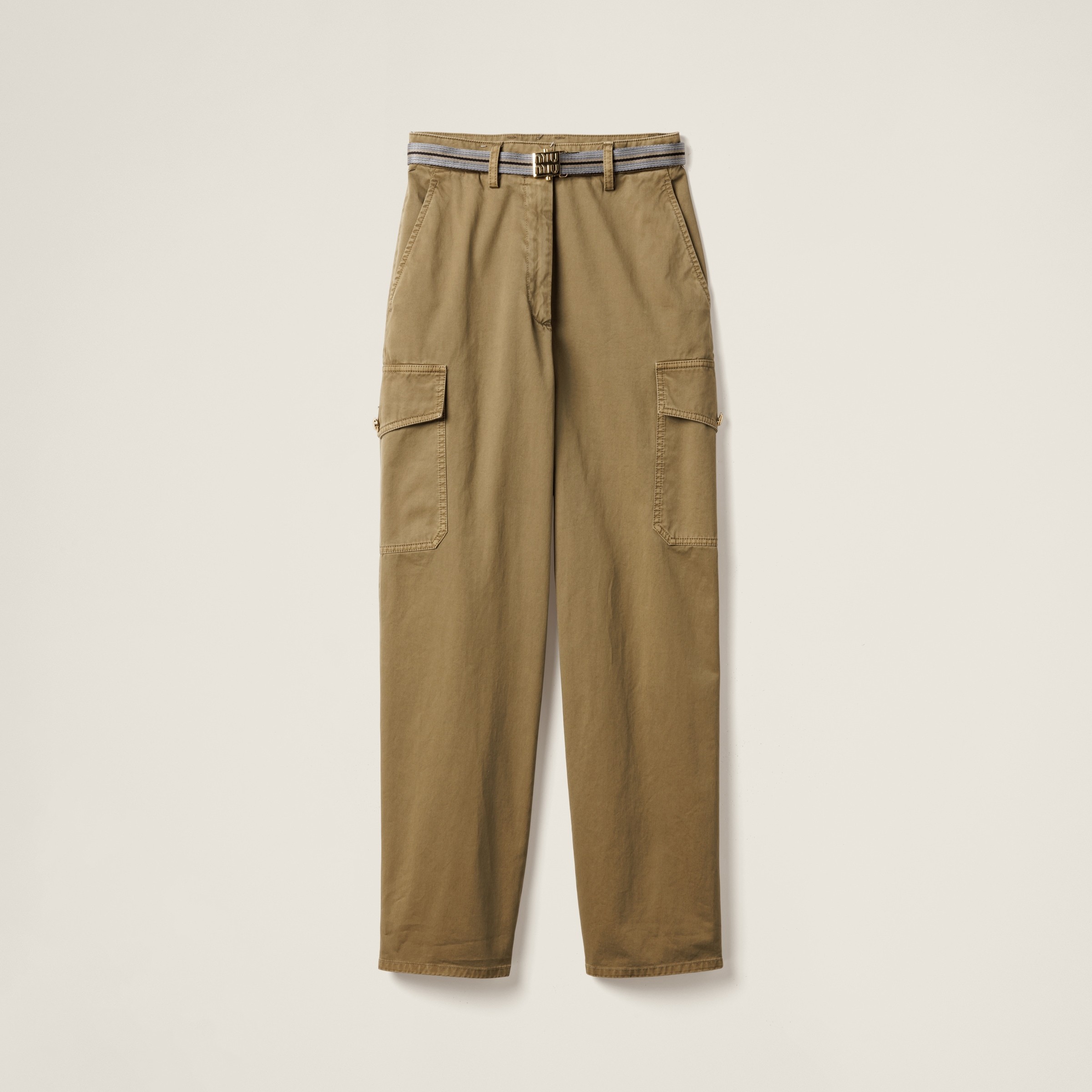 【日本入手困難】Garment-dyed cotton satin pants ボトムス