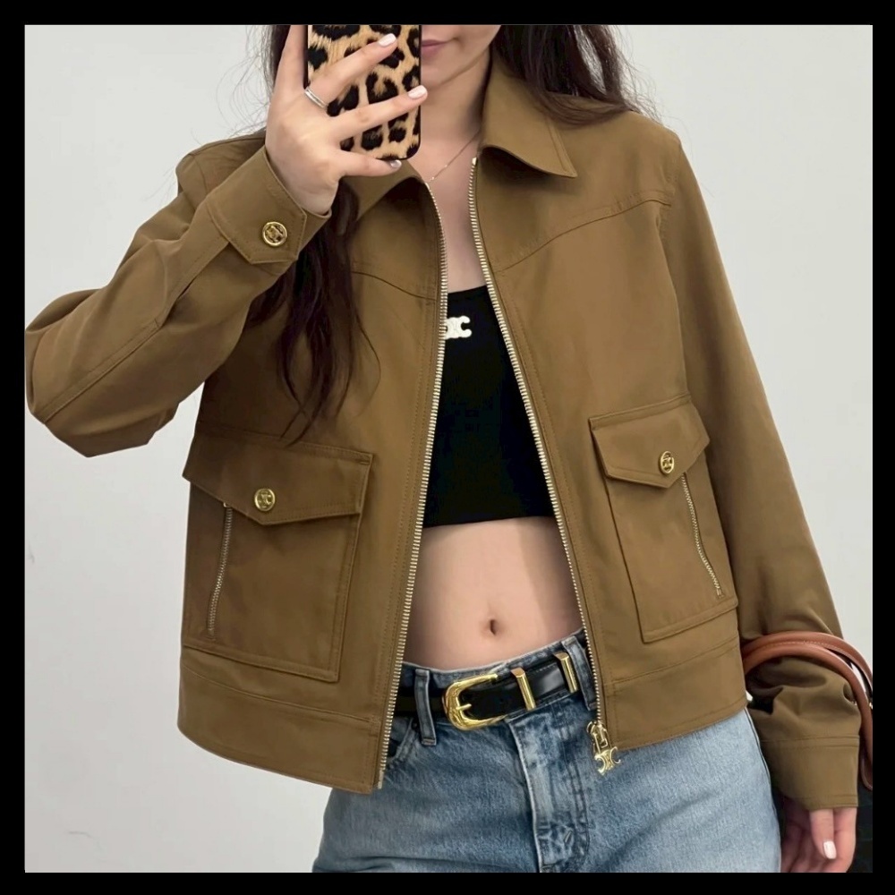 【クラシックなウエスタンスタイルに♪】CELINE ブルゾン