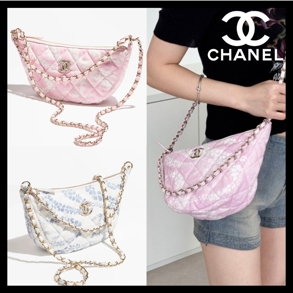 【爽やか♪】CHANEL シャネル ラージホーボーバッグ