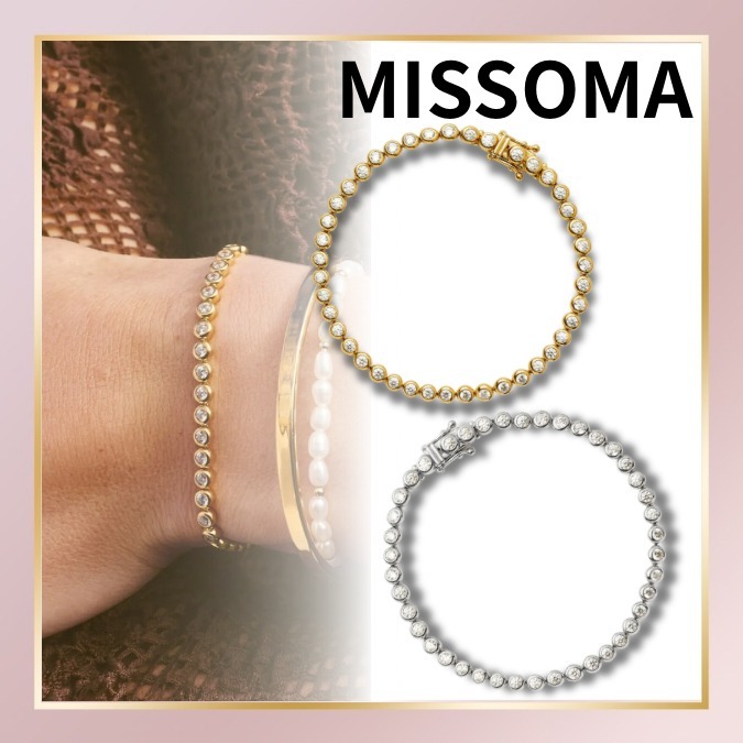 関税込み【MISSOMA】ブレスレット ジルコニア チェーン ギフト