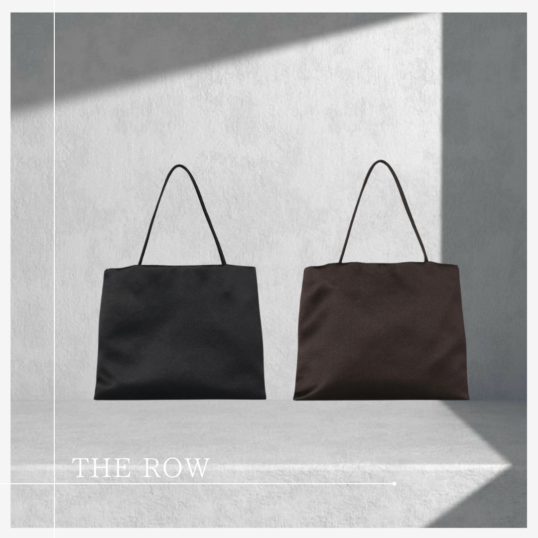究極のリュクス【THE ROW】Cecily シルクのトップハンドルバッグ