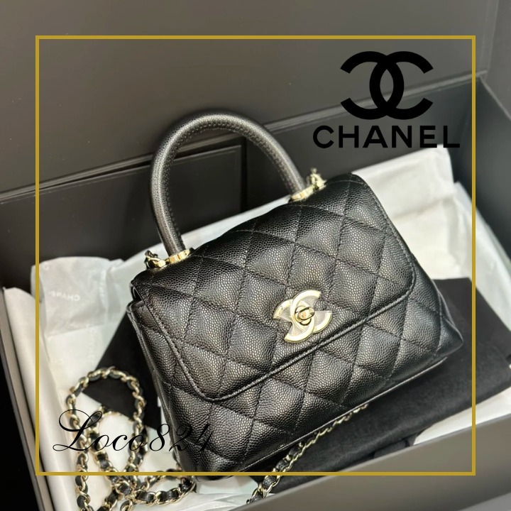 【大人気♪】シャネル CHANEL ココハンドル ミニサイズ 14.5cm