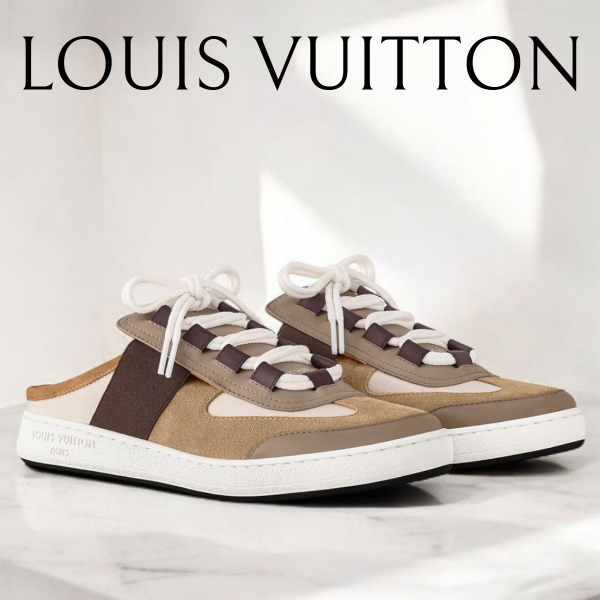 レディース*LV*ルース オープンヒール スニーカー スリッポン